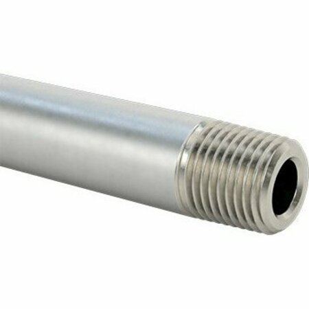 BSC PREFERRED Thick-Wall 316/316L Stainless Steel Pipe Threaded on Both Ends 1/8 Pipe Size 48 Long 68045K51